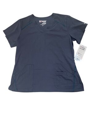 Grey's Anatomy Barco Impact 3 Pocket Crossover V-Neck Medical Scrub Top Work